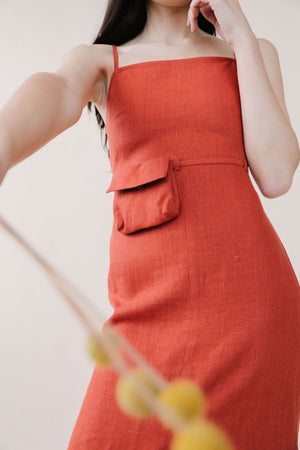open lace back dress Museo Dress