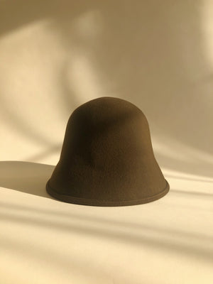 Crown Hat in Earth Wool by Clyde | THE DRIVE NEW YORK